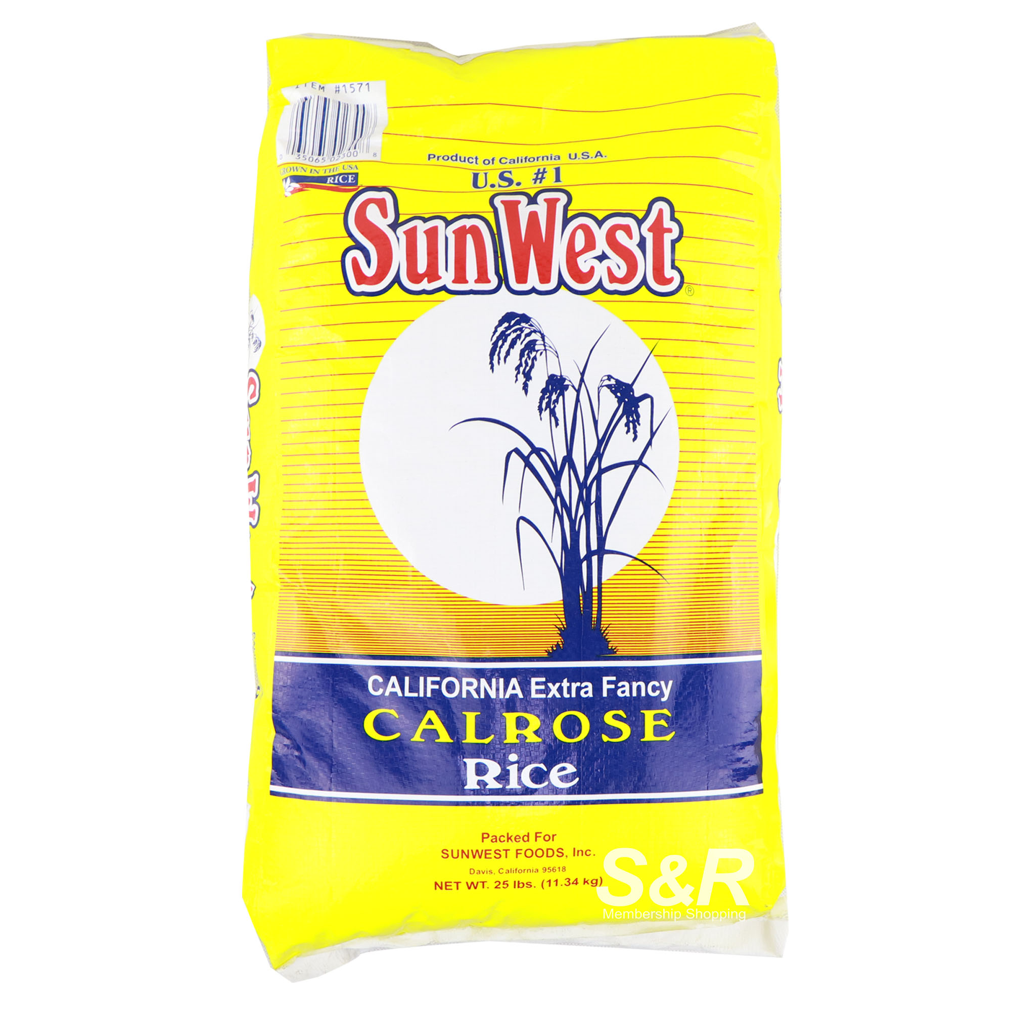 Sunwest California Extra Fancy Calrose Rice 10kg